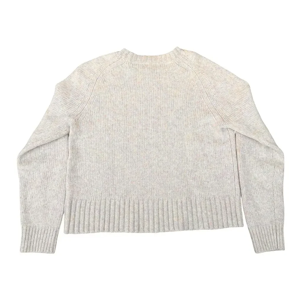 J.Crew Alpaca Merino Wool Blend Pastel Knit Sweater Large AR942